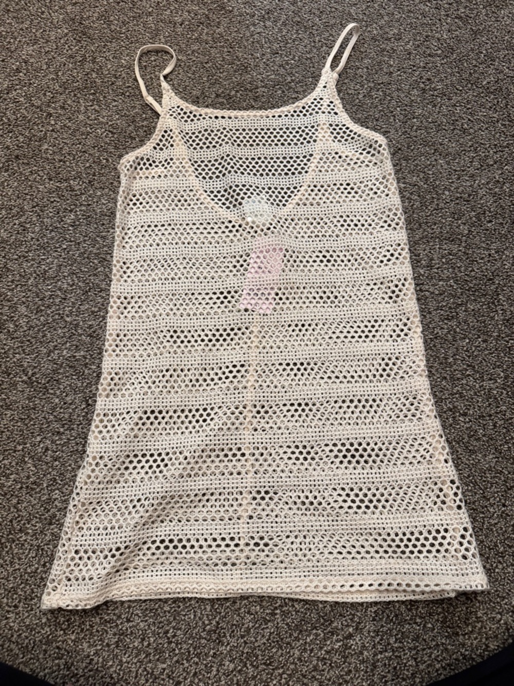 wild fable Cream Crochet Slip Dress